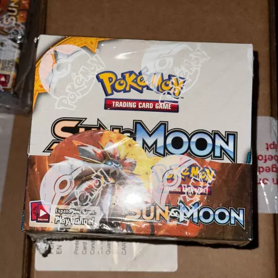 POKEMON TCG SM Base Sun & Moon Booster Box Sealed