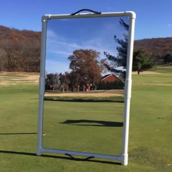 Golf Practice Mirrors 2'x4' Folds for Easy Transport --Writeable surface