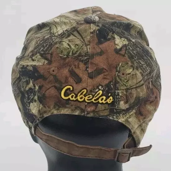 Cabela's Camo Cap, Hunting Hat One Size Fits Most Adjustable Strap