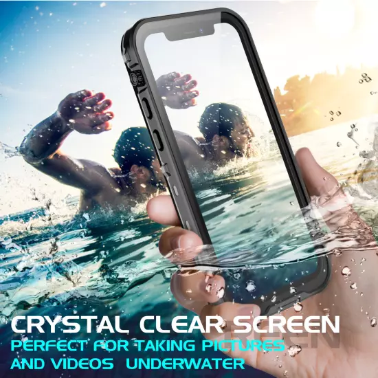 For Apple iPhone 12 / Pro Max / Mini Waterproof Shockproof Case Screen Protector