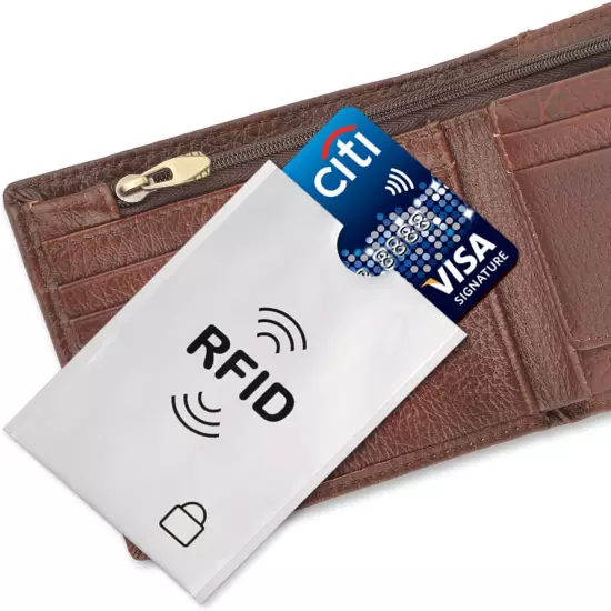 7 RFID Blocking Sleeves Credit Card Sleeves 1 Passport Security Holders Suit 