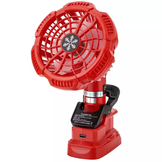 USB Floor Fan with Light Compatible with Craftsman C3 19.2V Battery Handheld Fan