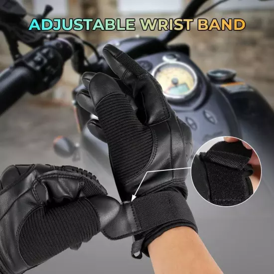 Tactical Gloves for Men - Touch Screen - Airsoft Motorcycle Outdoor Costume