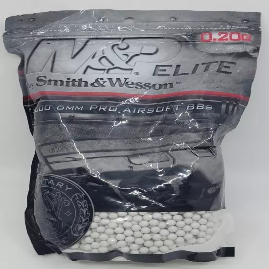 M&P Elite Smith & Wesson Rifle Pistol 5000 White/Gray 6mm .20G Pro Airsoft BBs