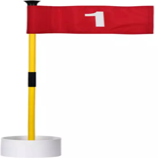 KINGTOP Golf Flagsticks Mini, Putting Green Flag for Yard, All 3 Feet, Golf Pin 