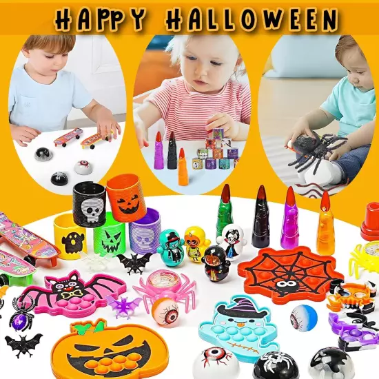 600 Pcs Halloween Party Favors for Kids, Fidget Toys Bulk, Prizes Kids,... 