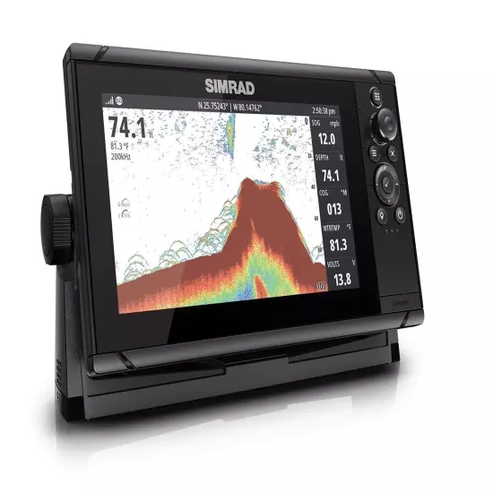 Simrad Cruise 9-9-inch GPS Chartplotter with 83/200 Transducer, Preloaded C-MAP