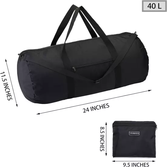 Duffel Bag 20-24-28 Inches Foldable Gym Bag for Men Women Duffle Bag Lightweight