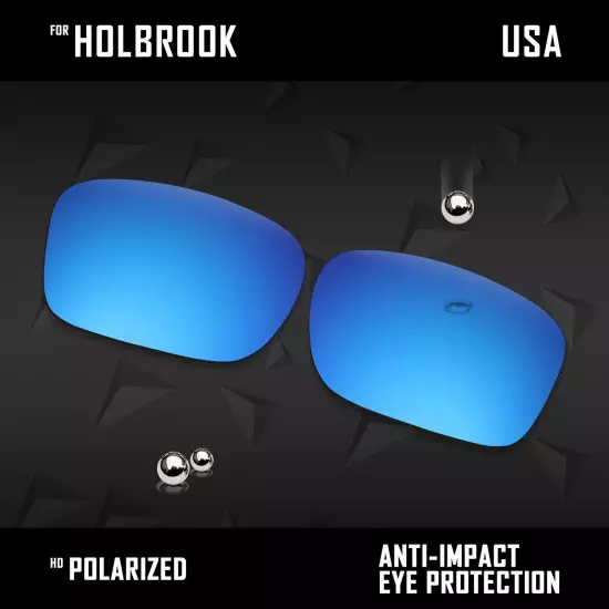 Anti Scratch Polarized Replacement Lenses for-Oakley Holbrook OO9102 Options