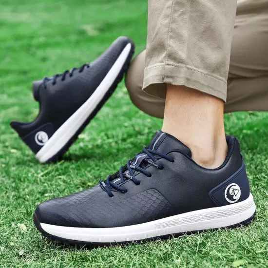 Comfortable Golf Shoes Men's Non-Slip Sneakers Waterproof Spikeless Golf Shoes