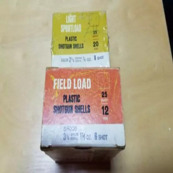  Sears Ted Williams Target empty Shotgun shell Boxs 12ga & 20ga