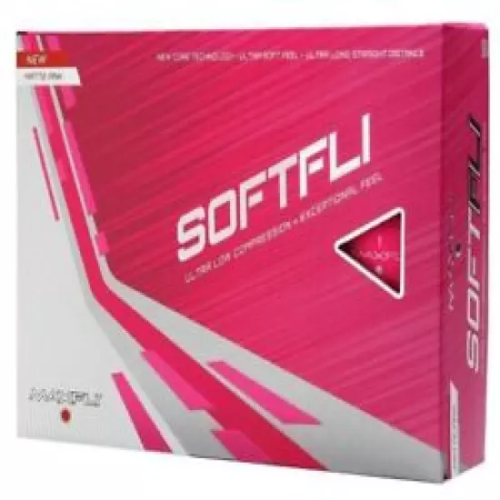 MaxFli Softfli PINK golf balls DOZEN