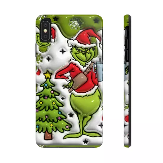 Grinch Tough Phone Cases Samsung S20 S21 S22 S23 Iphone 15 14 13 12 11