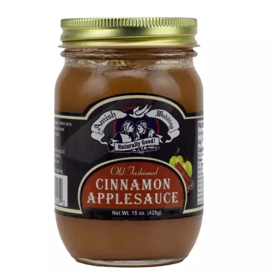 Amish Wedding Cinnamon Applesauce 15oz BB 4/2026