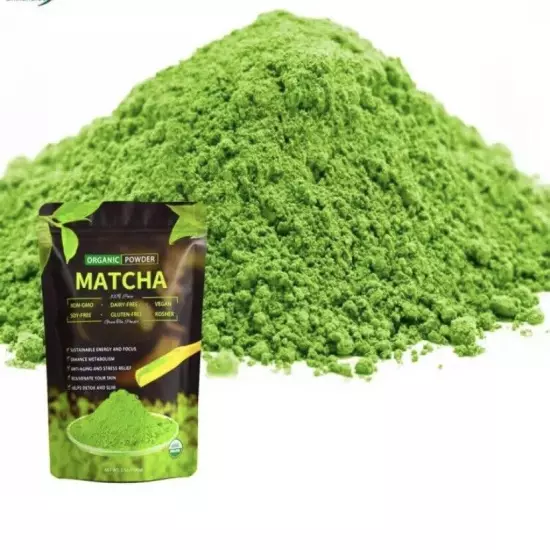 100% Organic & Natural Green Tea Powder Pure Slim Japanese Matcha Tea 3.5oz