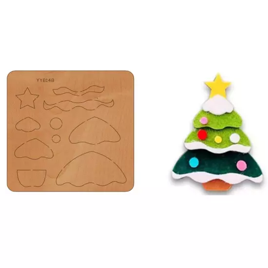 Suitable for all cutting machines on the market die cut Christmas trees bow mold