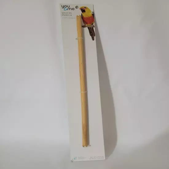 You & Me Bird Wood Perch 16.5in Long New