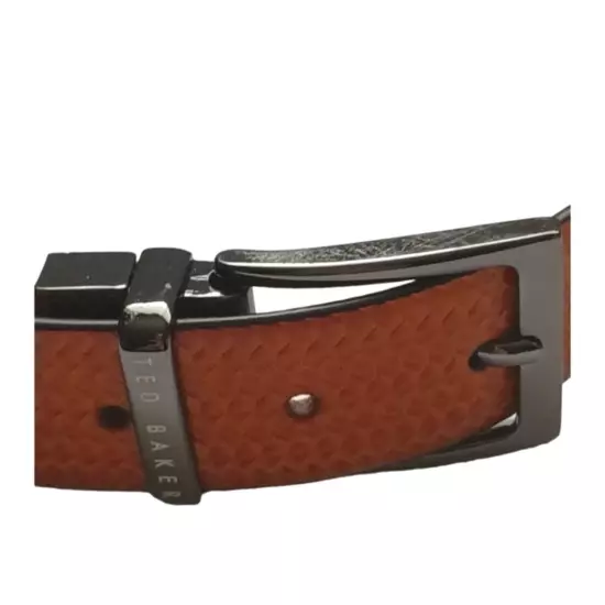 Ted Baker Basket weave Belt Mens Brown 38