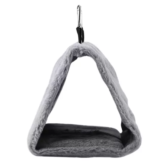 Soft Plush Hammock Hanging Cage Tent For Birds Parrot Winter Warm Bed Pet Toy