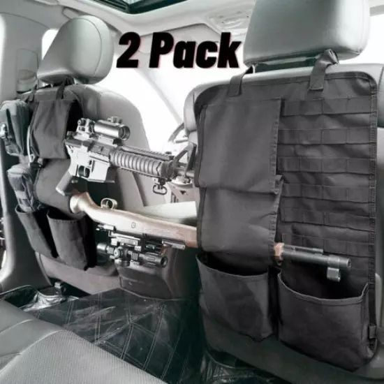 Truck Gun Storage Tactical SUV MPV Pickup Car Seat Back Organizer Holder Rack