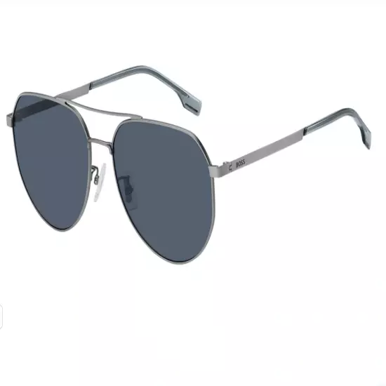 NEW Hugo Boss 1473/F/SK R81 KU Matte Ruthenium Sunglasses G6/2