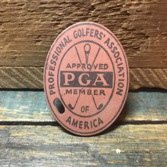 Vintage PGA MEMBER Golf Bag Tag - Conestoga Country Club Lancaster PA