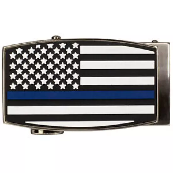 NEW Nexbelt Classic Series Aston PVC White/Black/Blue USA Flag Golf Belt Buckle