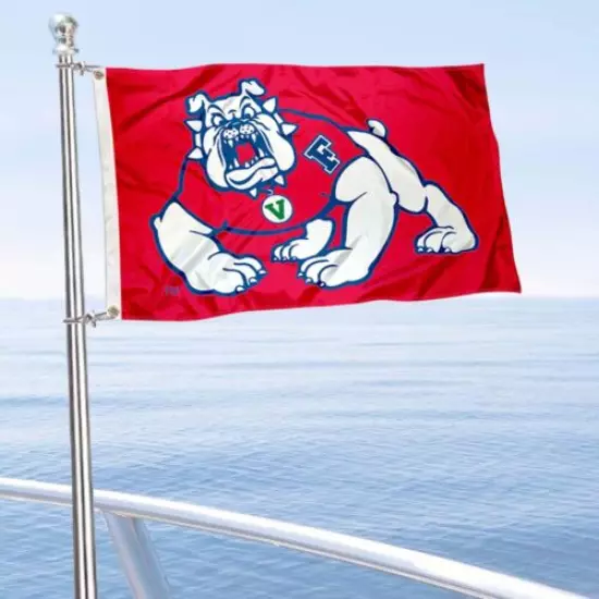 Fresno State FSU Boat and Golf Cart Flag