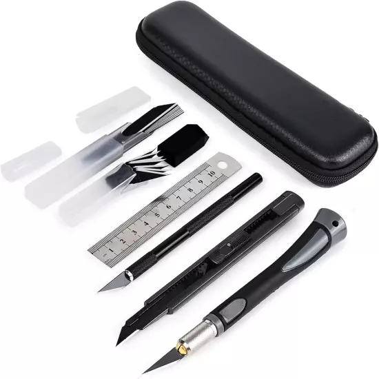 Exacto Precision Hobby Knife Set Craft Knife Kit 9mm Utility Knife with Blades