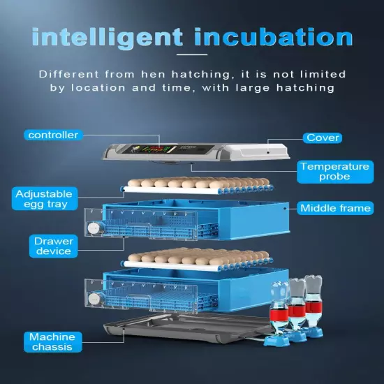 256 Chicken Eggs Incubator reptiles incubators automatic egg incubator hatching