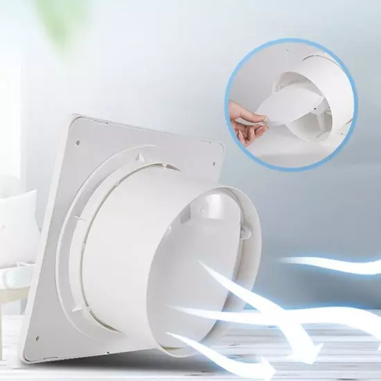 Toilet Extractor Fan Powerful Air Vent Wall Mounted Fans For Bathroom Kitchen