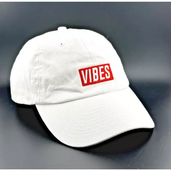 Adult VIBES CAP White - OSFM - Adjustable