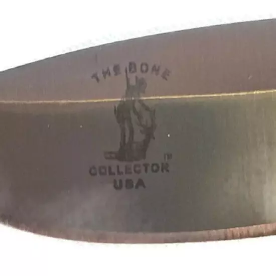 The Bone Collector USA 6" Fixed Stainless Blade Knife Leather Sheath BC-791