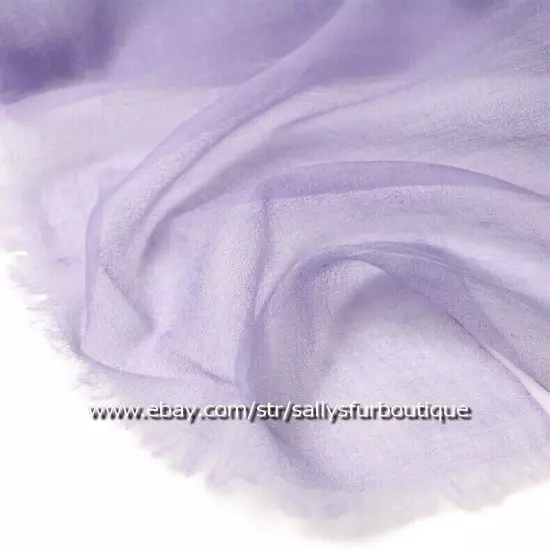 Sallys Pure Mongolian Cashmere 300s Wrap Shawl Ring Scarf Thin Soft 230 * 100 cm