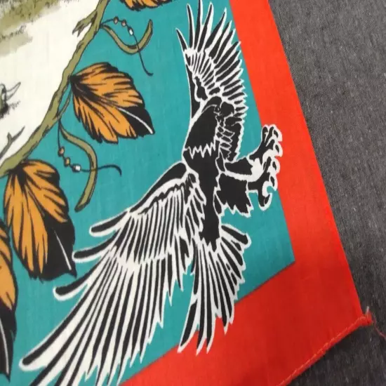 Vintage Dreamcatcher Desert Eagle Bandana Eagles & Feathers Crafted / Pride USA