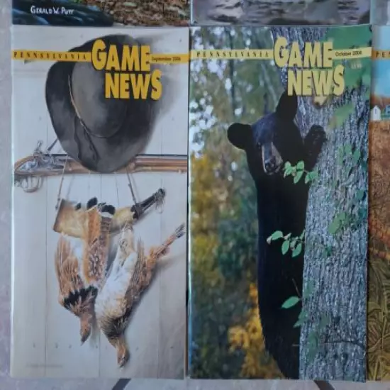 7VG+++ Complete 2006 (Jan thru Dec) LOT OF 12 PENNSYLVANIA GAME COMMISSION NEWS 