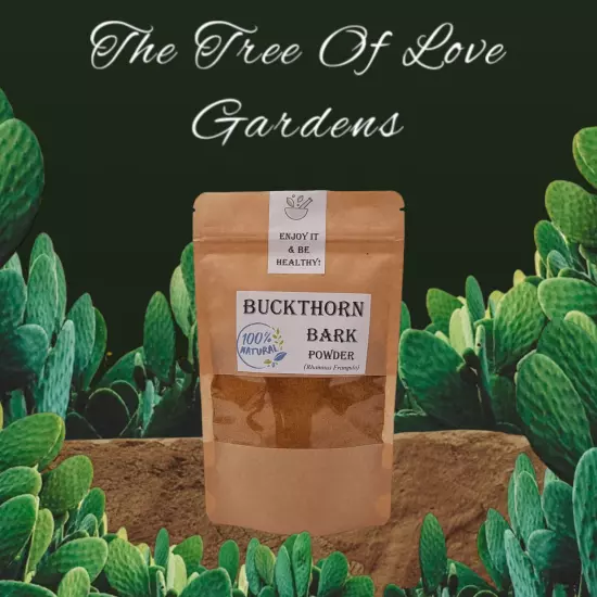 Buckthorn Bark Powder | Rhamnus frangula | Frangula Alnus Cortex