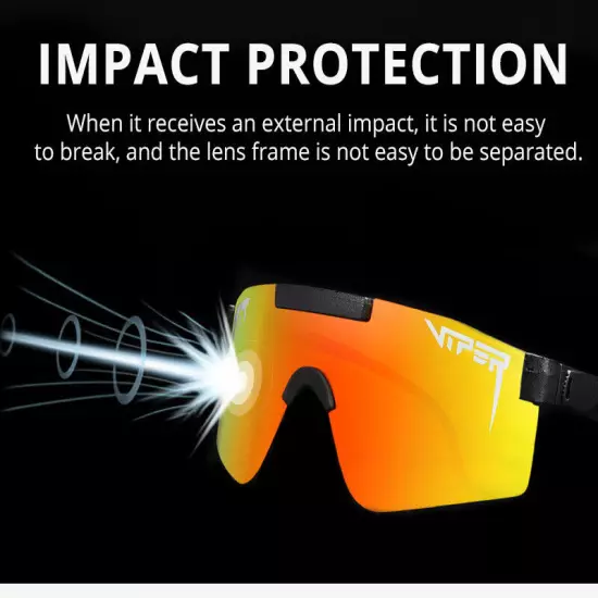 Integrated Lenses Polarized Sunglasses Wind Goggles Cycling Eyewear