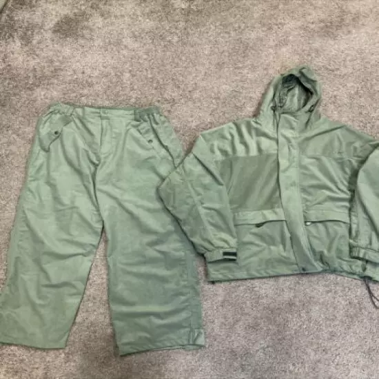 Huntworth Jacket (Large) And Pants (Medium) Green Camping Hunting