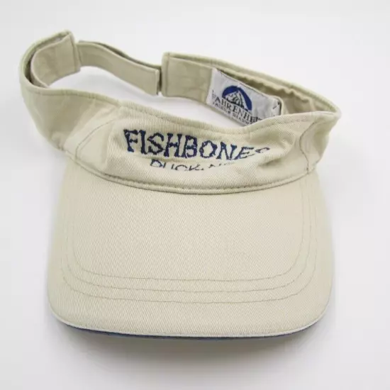 Fishbones Duck NC North Carolina Adjustable Sun Visor Hat