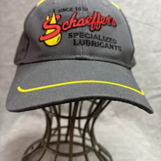 Schaeffer's Specialized Lubricants Strapback Hook Loop Dad Baseball Cap Hat Oil