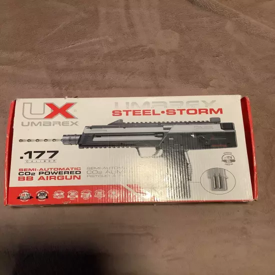 Umarex 2252155 BB 177 Caliber Steel Storm Tactical Burst Air Pistol