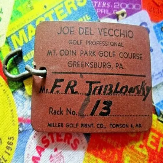 vtg - PGA Golf Bag Tag - MT. ODIN PARK GOLF COURSE - Greensburg, PA - Member