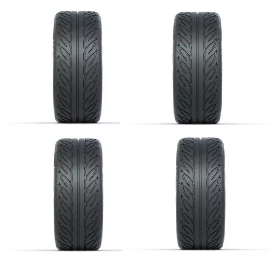 Golf Cart GTW 215/40-15 Fusion GTR DOT Street Tire | 22" Tall | Set of 4