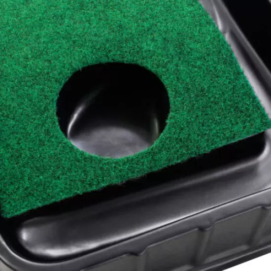 Golf Putting Green 7.33FT*1FTPuttingTrainer Mini Golf Mat with Auto Ball Return