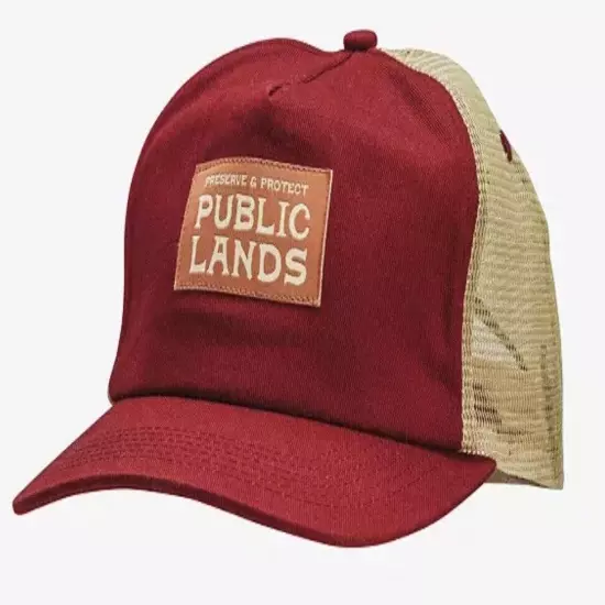 The Landmark Project X Public Lands Woven Patch Trucker Hat NWT + FAST SHIPPING