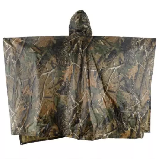 Bionic Camouflage Waterproof Hunting Poncho Raincoat birdwatching Raincoat 