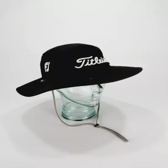 Titleist Golf Sun Bucket Hat Black Mens L/XL Pro V1 FJ Footjoy