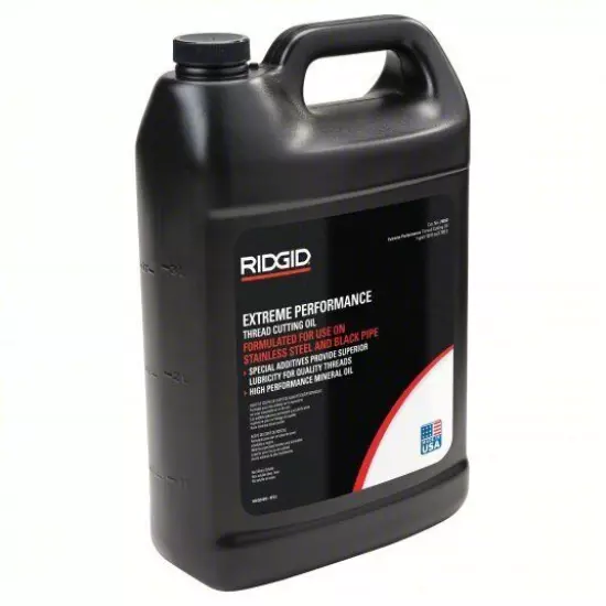 Ridgid 70830 Pipe Thread Cutting Oil 1 gal, Can, Black