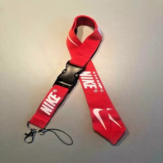 Nike Lanyard Detachable Keychain Badge ID Holder Phone Strap Multi Color